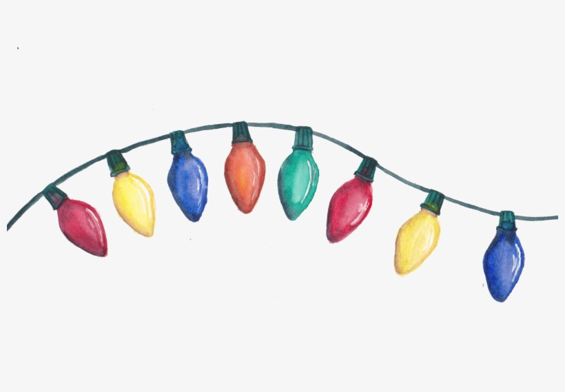Strand Of Christmas Lights Png Pic - Bud, transparent png