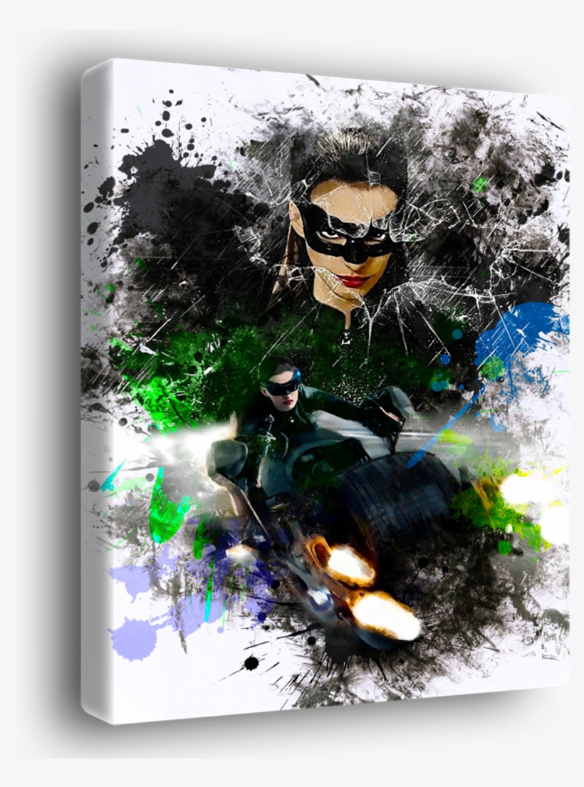 Cat Woman Canvas - Illustration, transparent png