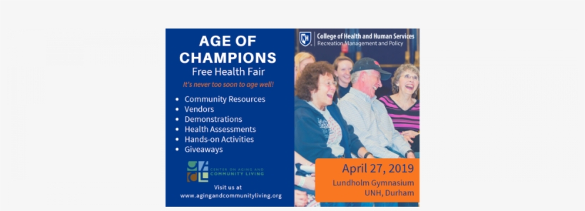 2018 Age Of Champions Event - Flyer, transparent png