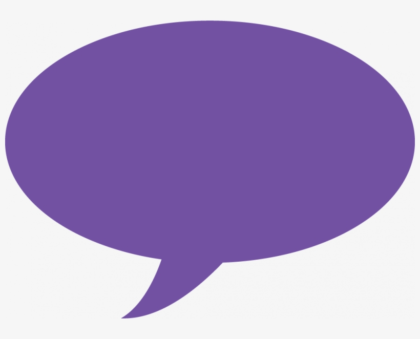 Purple Smoke Word Bubble - Balões Roxos Png, transparent png