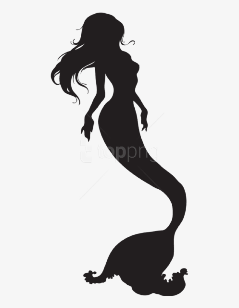 Free Png Mermaid Silhouette Png - Mermaid Silhouette Png, transparent png