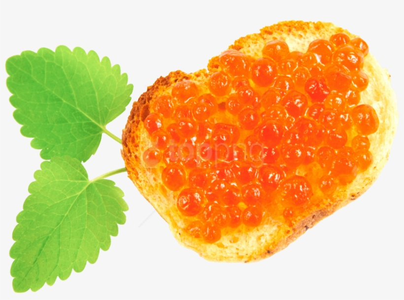 Free Png Caviar Toast Png Images Transparent - Бутерброд С Икрой Png, transparent png
