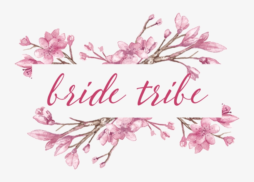 Cherry Blossom Wedding - Illustration, transparent png