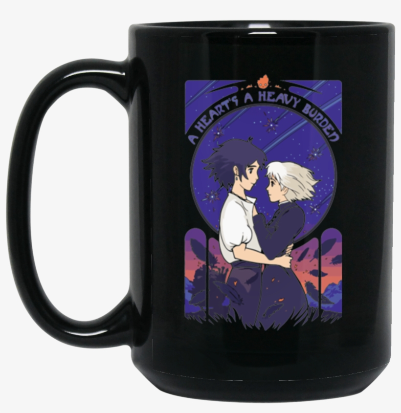 Howl's Moving Castle A Heart's A Heavy Burded Coffee - Mug, transparent png