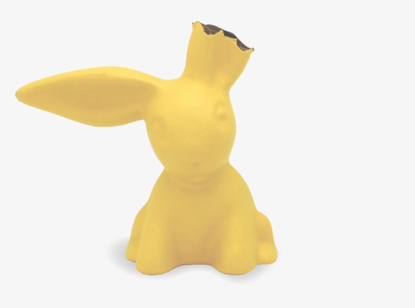 Pastel Dark Chocolate Bunny, transparent png