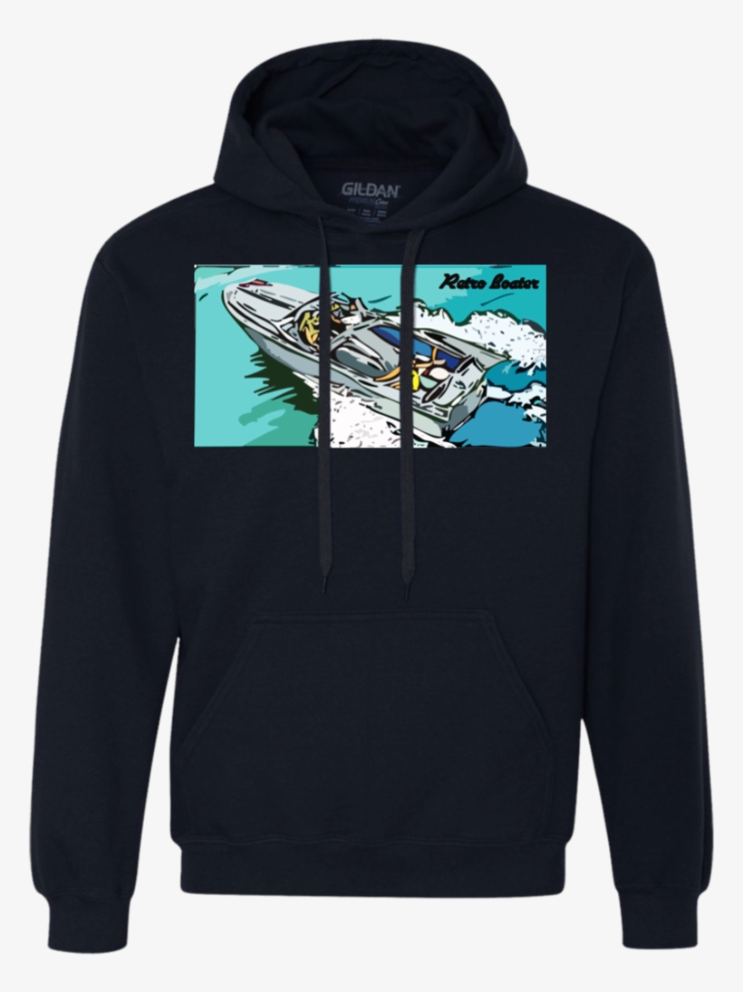 Vintage Chris Craft Silver Arrow Gildan Heavyweight - Black And Mint Green Hoodie, transparent png