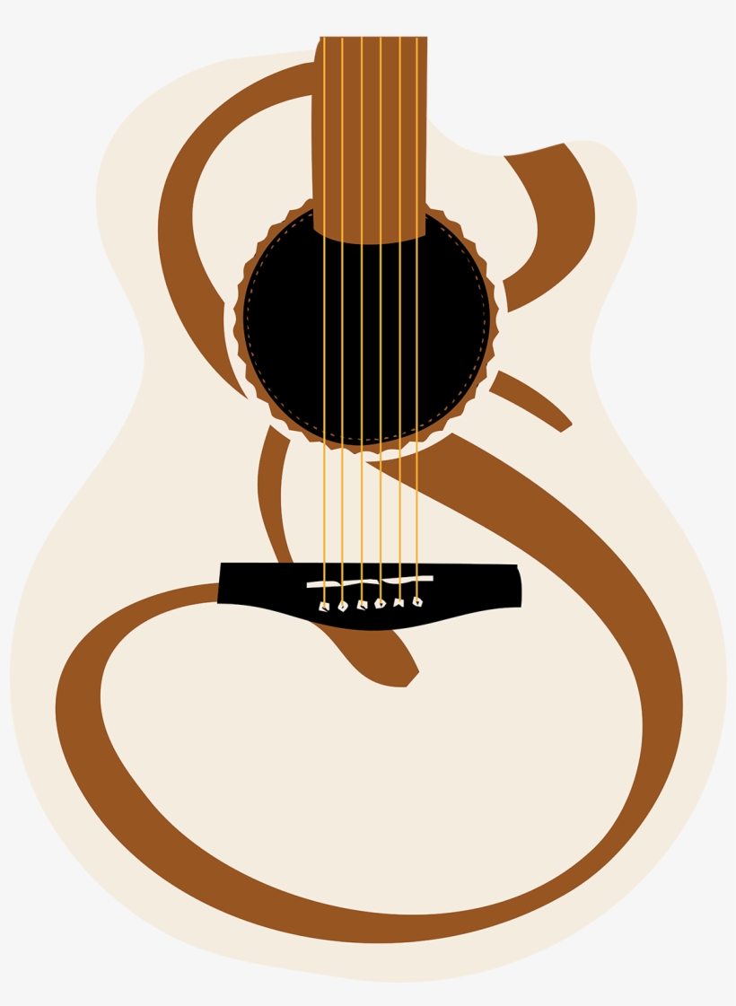 Says An Acoustic Folk - Acoustic Guitar, transparent png