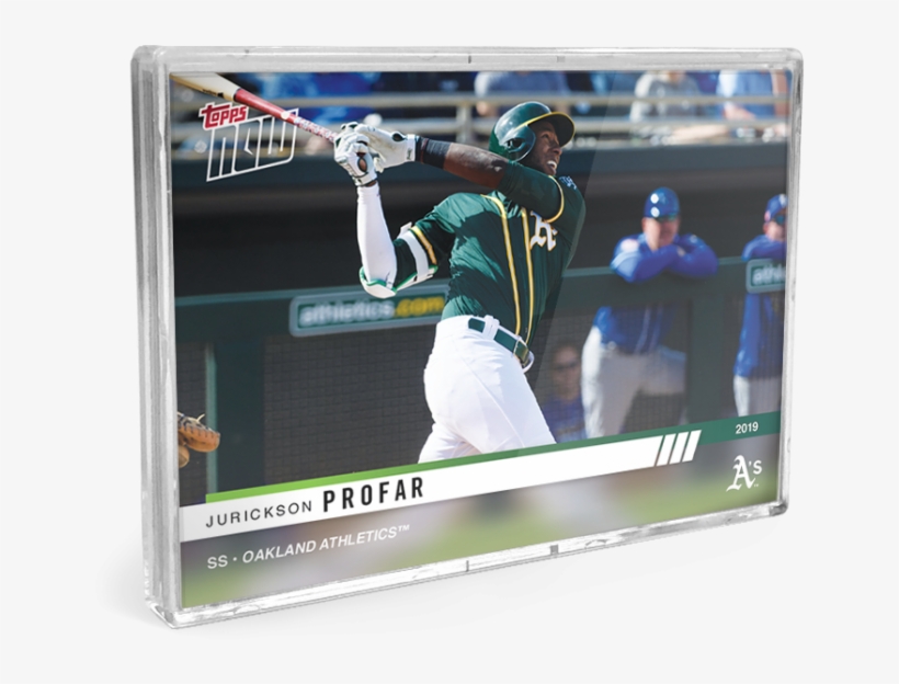 2019 Oakland Athletics Topps Now® Road To Opening Day - Baseball Player, transparent png