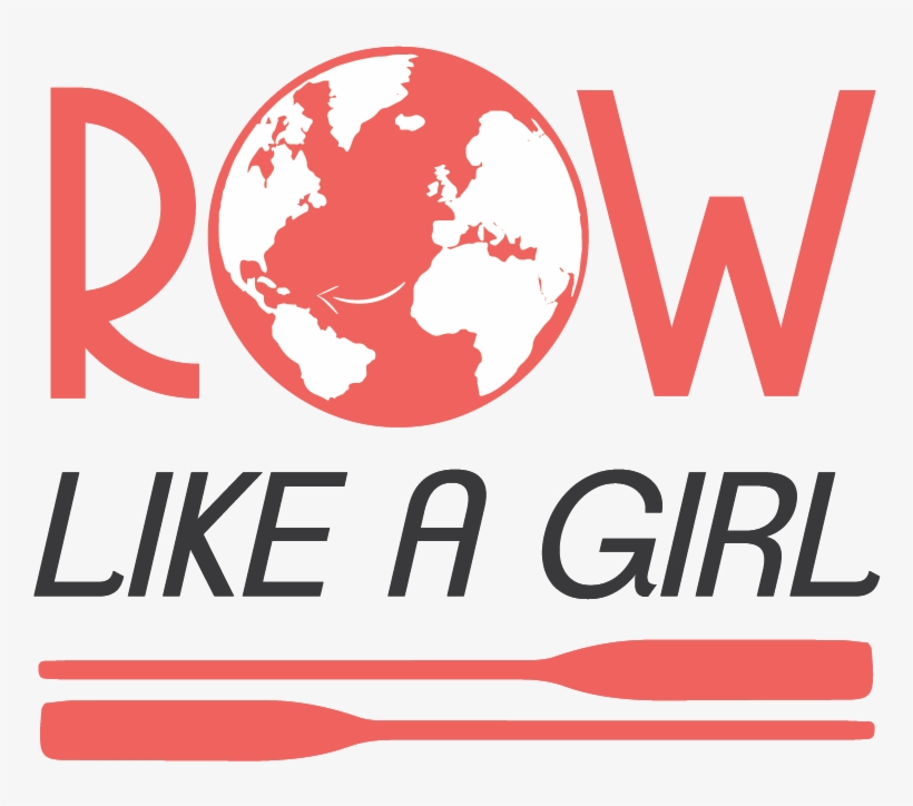 Row Like A Girl - Graphic Design, transparent png
