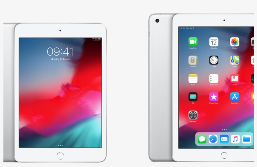 Ipad Mini Vs Ipad - Ipad Wifi 32gb Silver, transparent png