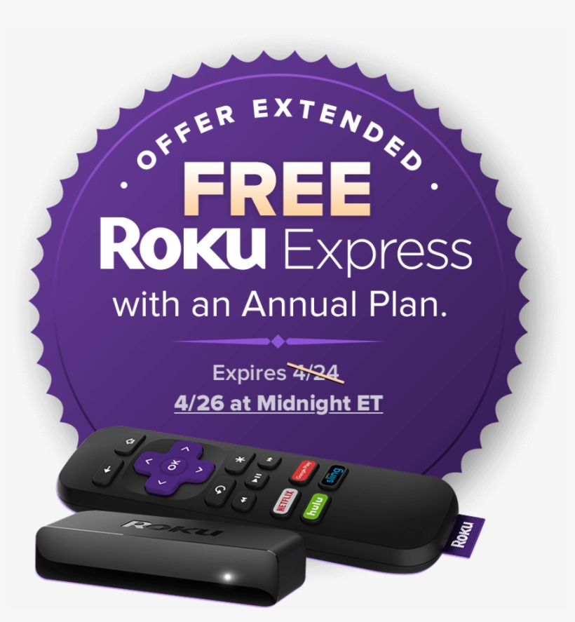 Roku Offer Ends 4/26 - Roku, transparent png