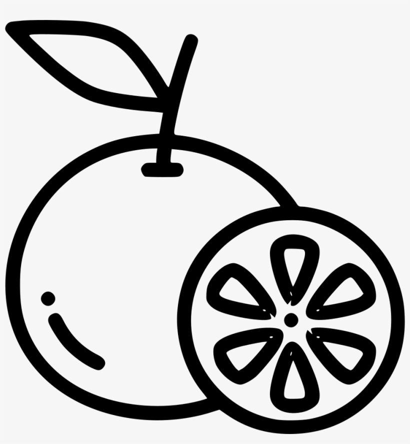 Orange Lemon Lime Citrus Healthy S Comments - Line Art, transparent png
