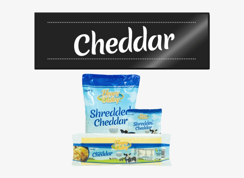 Happy Valley Dairy's Cheddar Cheese - Food, transparent png