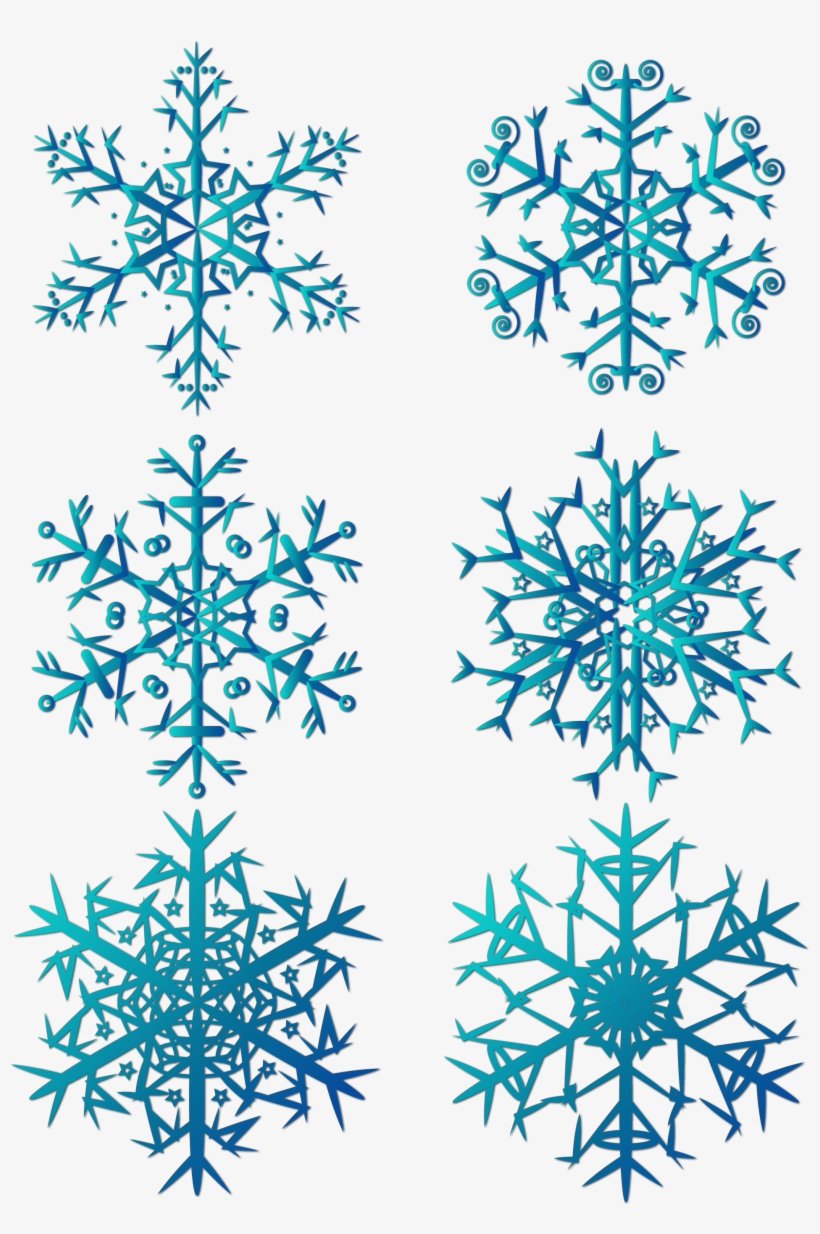 Christmas Snowflake Winter Blue Element Png And Vector, transparent png