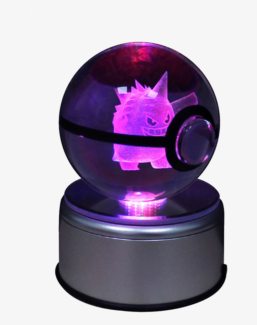 Color Changing Gengar Crystal Pokeball - Crystal Ball, transparent png