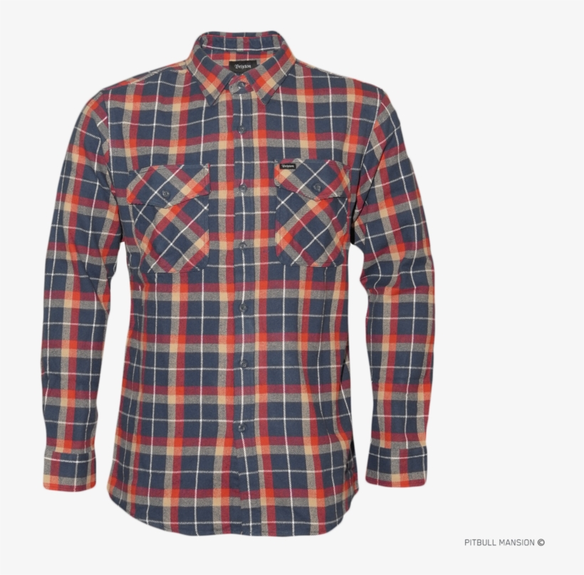 Grady L/s Flannel - Barbour Endsleigh Highland Biking Red Check Shirt, transparent png
