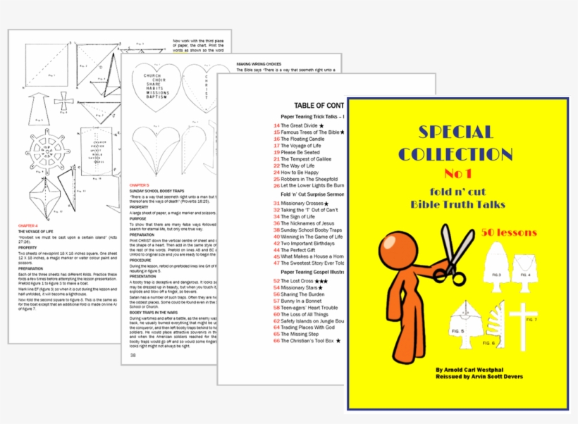 Fold & Cut Paper Bible Lesson Gospel Magic - Diagram, transparent png