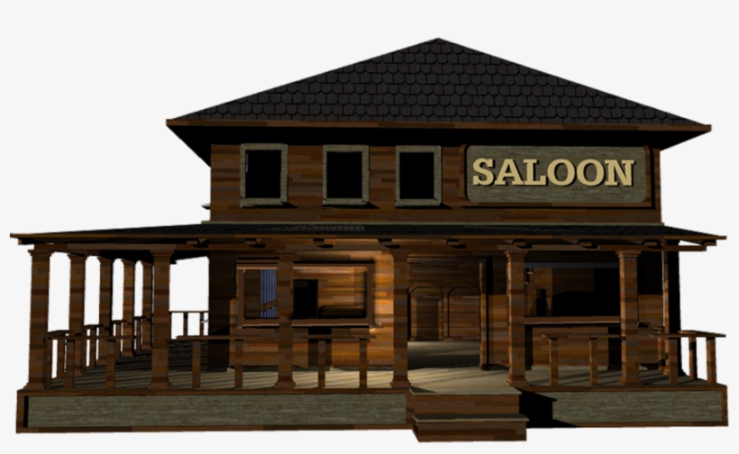 Western Hotel Transprent Png Transparent Background - Western Saloon Png, transparent png