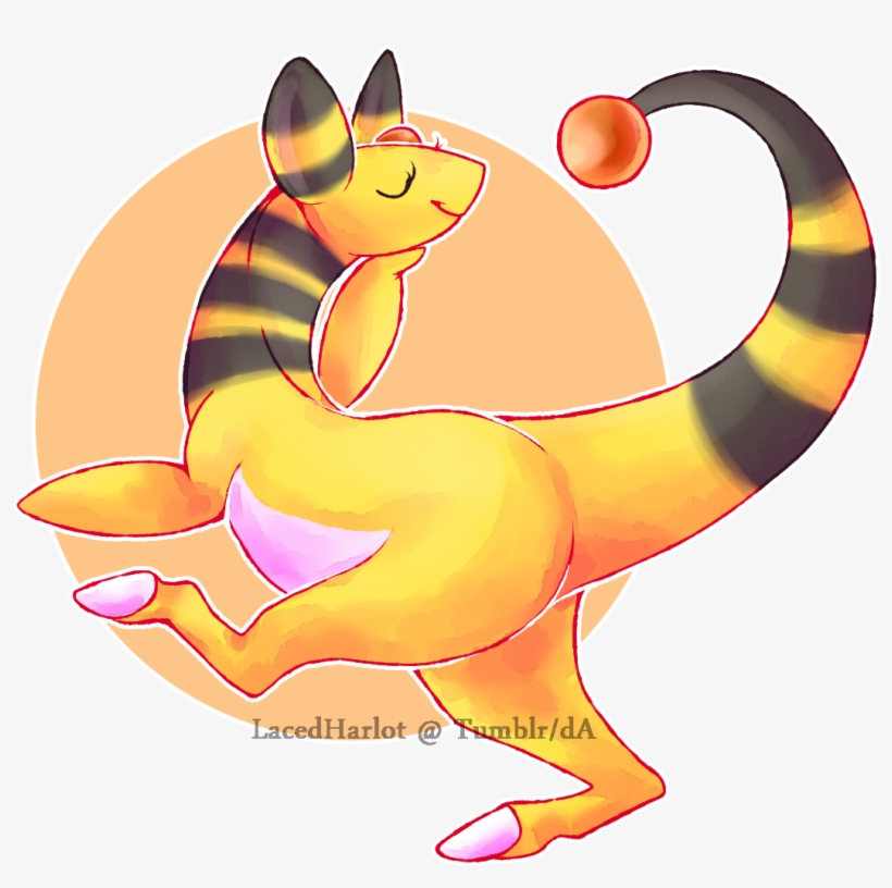 Ampharos - Cartoon, transparent png