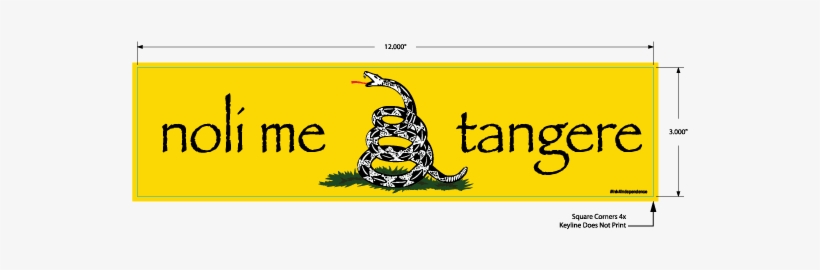 Noli Me Tangere "don't Tread - Don T Tread On Me, transparent png