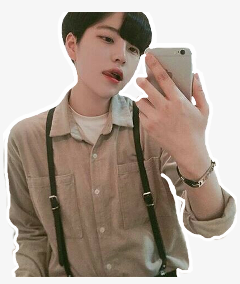 #ulzzang #korean #aesthetic #ulzzangboy #kpop #golden - Lee Yoon Ji Pout, transparent png
