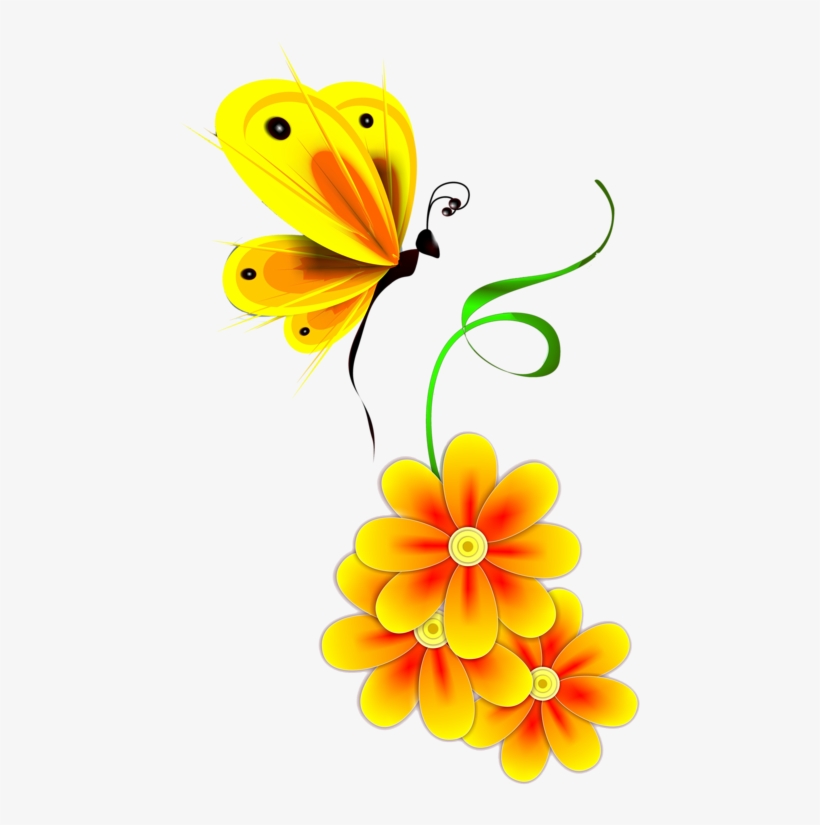 C5f41d4d Bug Images, Butterfly Clip Art, Bugs - Yellow Butterfly Png, transparent png
