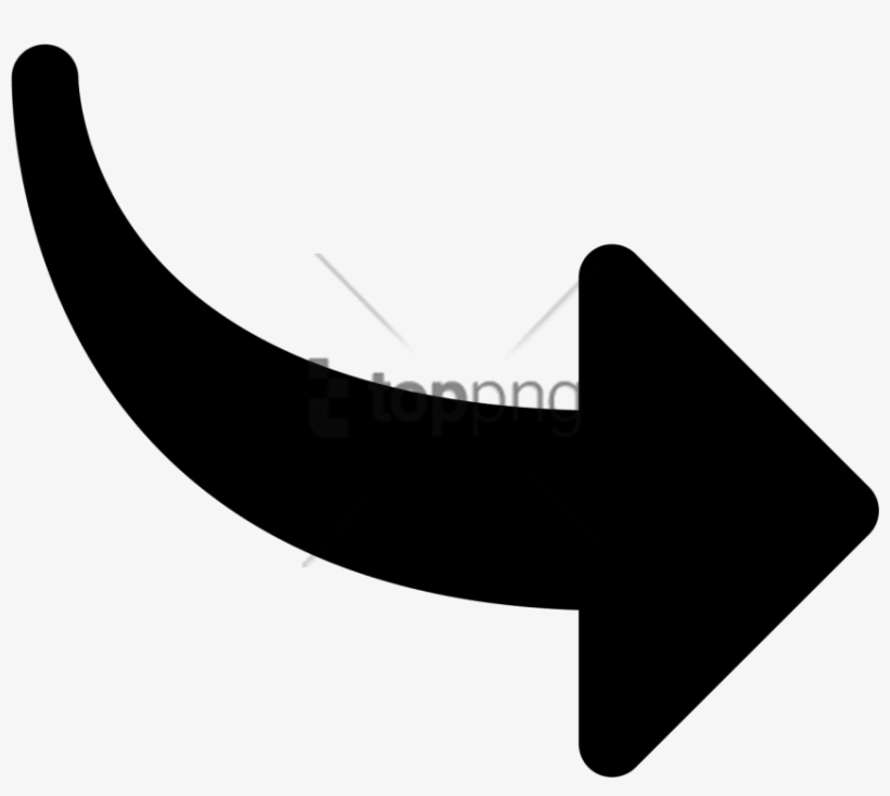 Free Png Curved Arrow Pointing Right Png Image With - Curved Arrow Pointing Right, transparent png