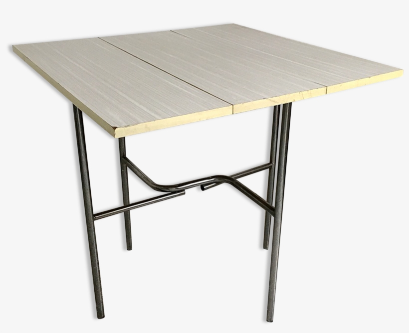 Folding Table In Formica Vintage 60's - Outdoor Table, transparent png