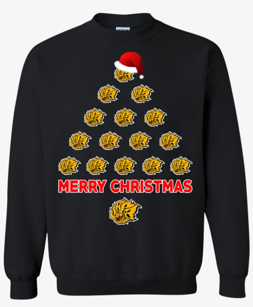 Arkansas-pine Bluff Golden Lions Ugly Christmas Sweaters - Sweater, transparent png