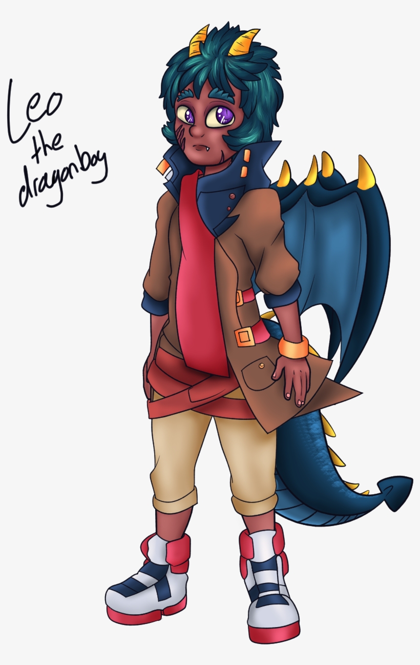 Leo Is Another Oc Of Mine, He's A 23 Year Old Dragon - Cartoon, transparent png