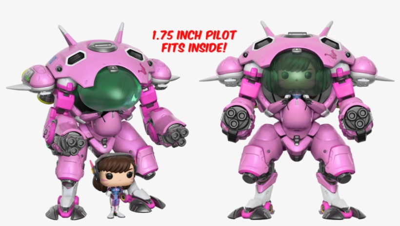 Va With Meka Pop Vinyl Figure - Blizzard Exclusive の D Va, transparent png