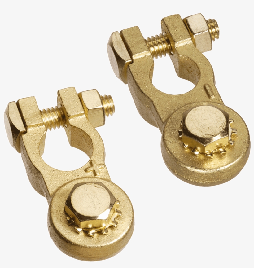 Brass Battery Terminal Heavy-duty Bolt - Projecta Battery Terminal, transparent png