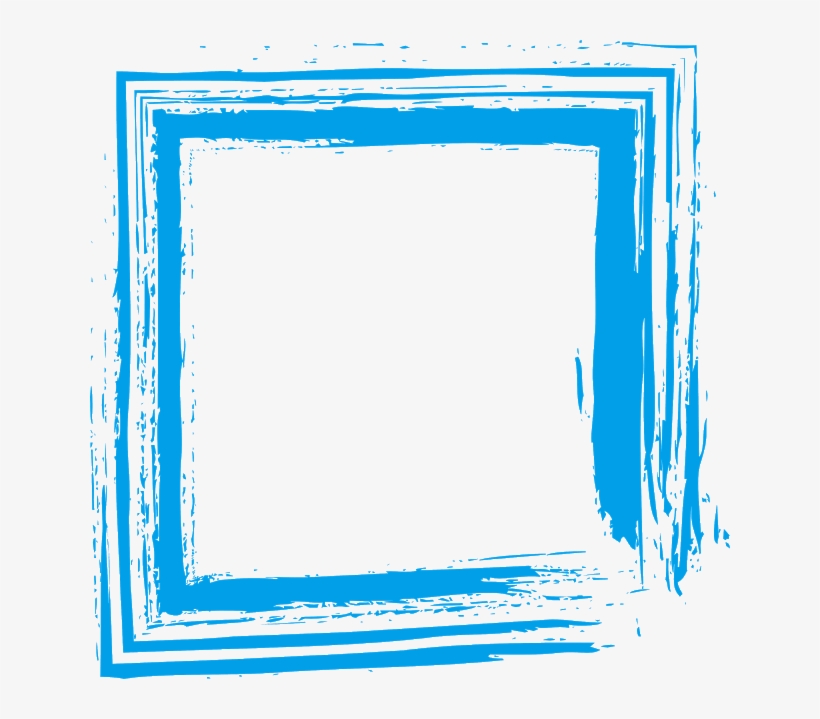 Wedding Photo Frames - Blue Frame Design Png, transparent png