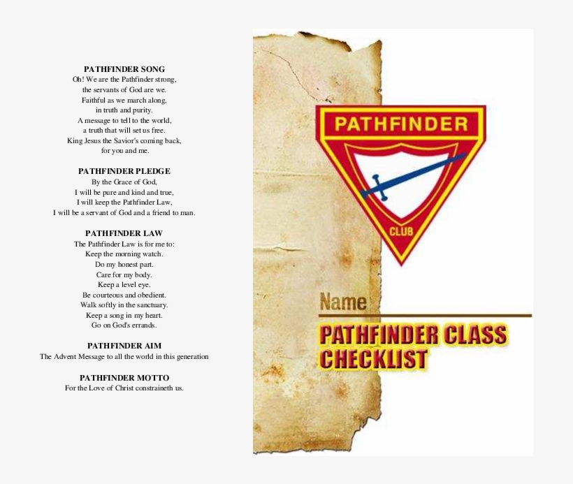 Pdf - Pathfinder Club, transparent png