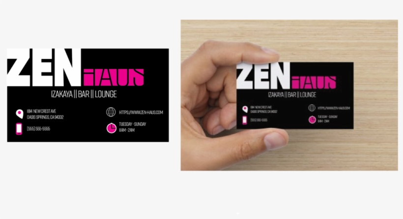 Branding Zen Haus Business Card, transparent png
