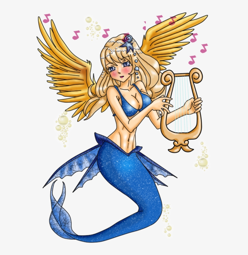 Adorable Cute Mermaid, transparent png
