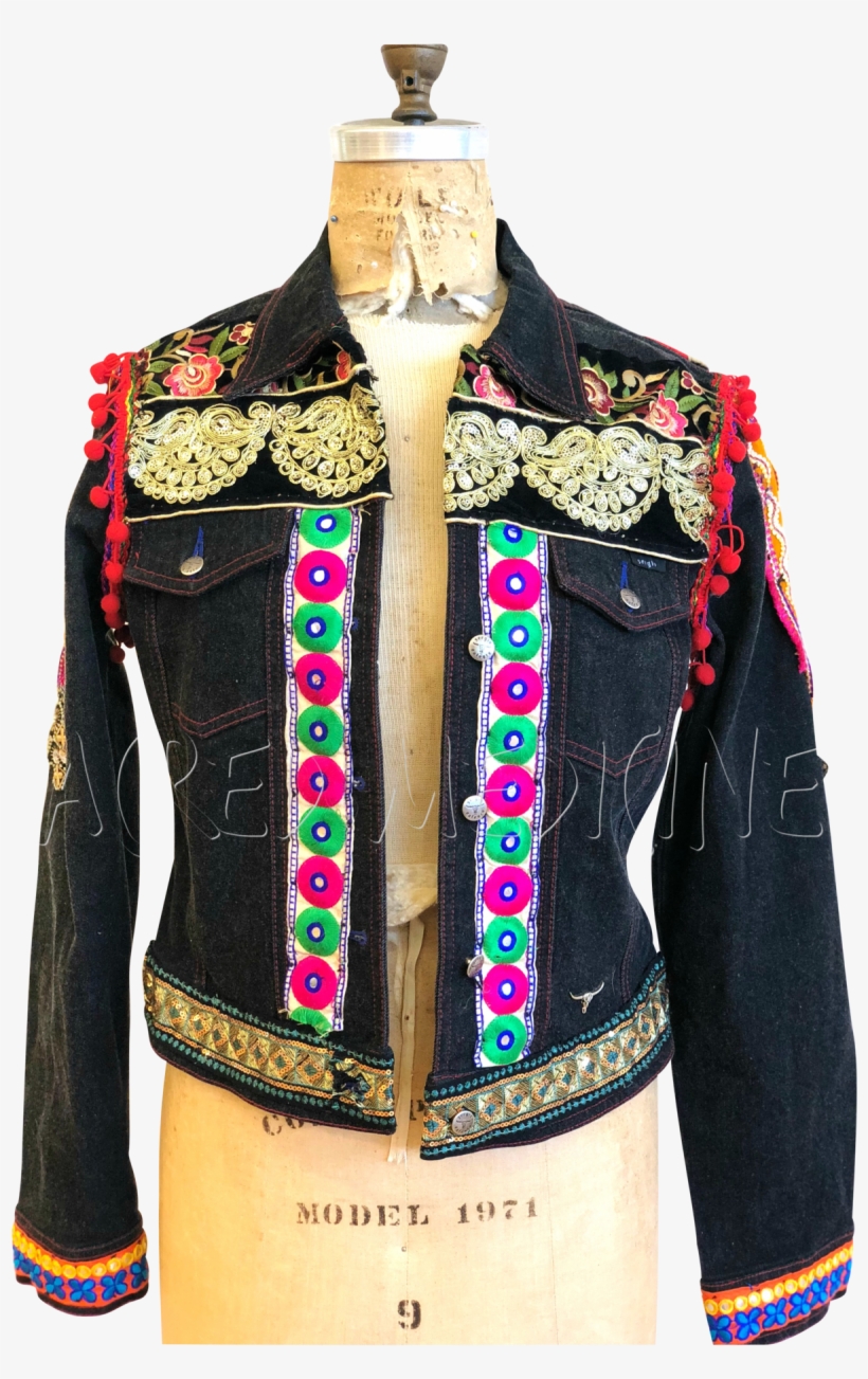 Load Image Into Gallery Viewer, Boho Chic The Gypsy - Leather Jacket, transparent png