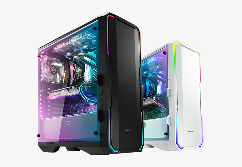 Sleek Design With Metallic Front & Enhanced Aura Sync - Bitfenix Enso Rgb Midi Tower, transparent png