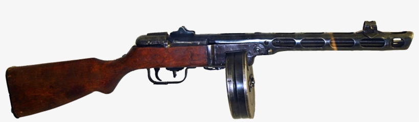 Ppsh 41 Submachine Gun, transparent png