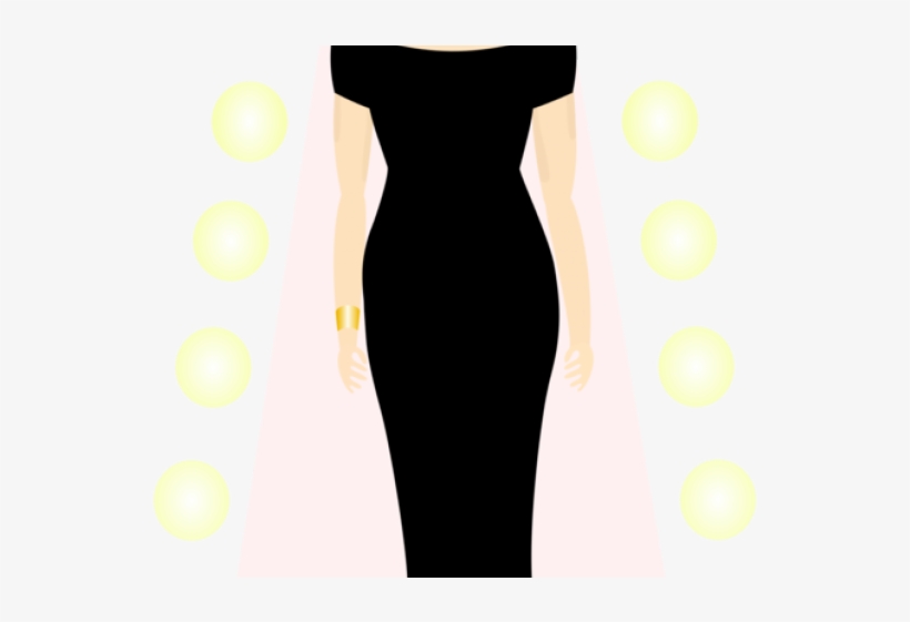 Black Dress Clipart Fashionable Clothes - Little Black Dress, transparent png