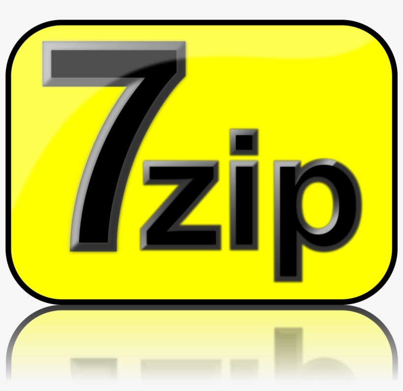 This Free Icons Png Design Of 7zip Glossy Extrude Yellow 7 zip 