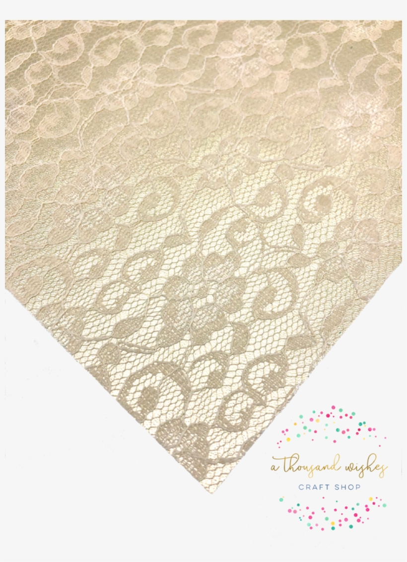 Champagne Gold - Lace Leatherette - Linen, transparent png