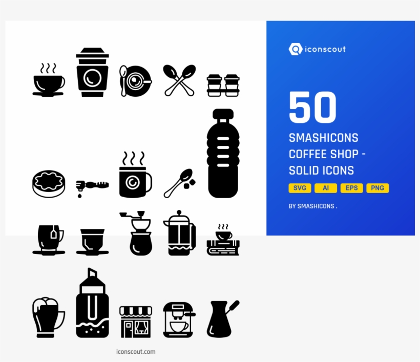 Smashicons Coffee Shop - Illustration, transparent png