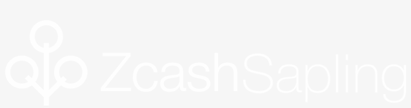 White Zcash Sapling Horizontal Logo - Calligraphy, transparent png