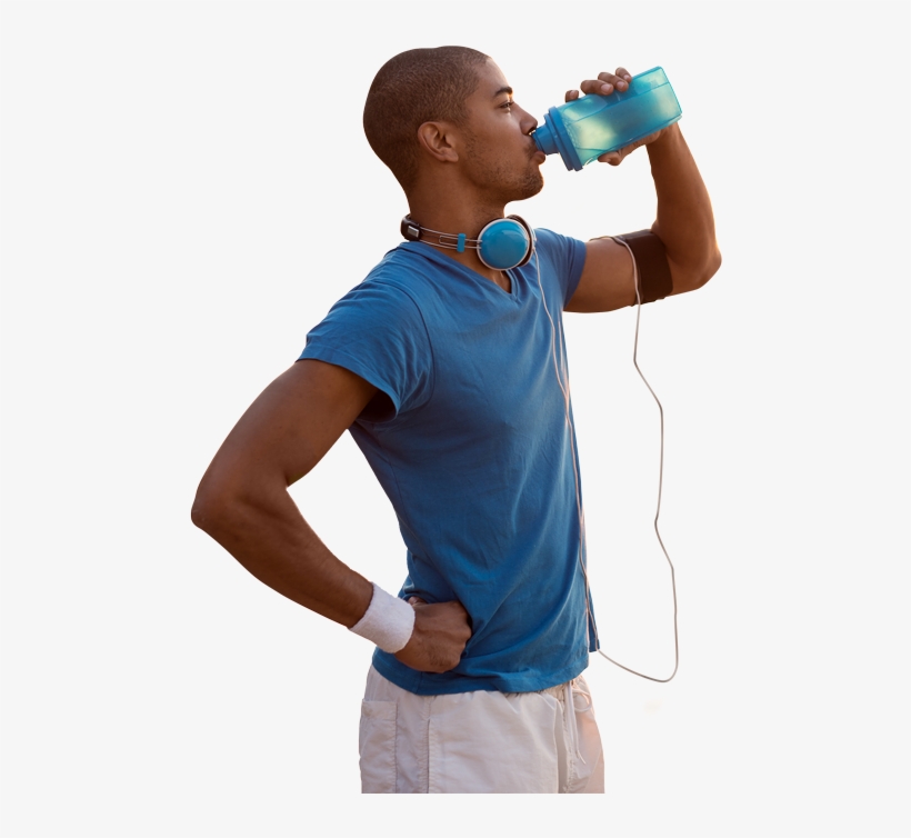 500 X 685 2 0 - Man Drinking Water After Training, transparent png