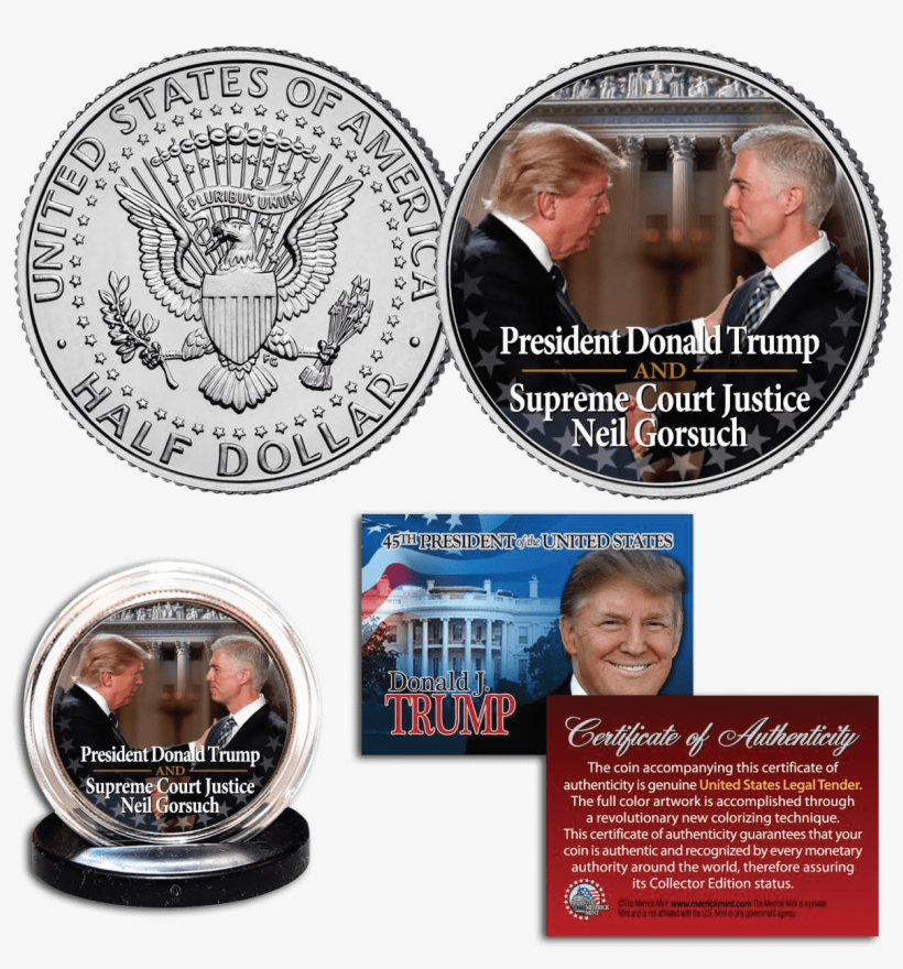 1270 X 1270 Store - Trump Build The Wall Coin, transparent png