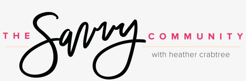 The Savvy Community - Calligraphy, transparent png