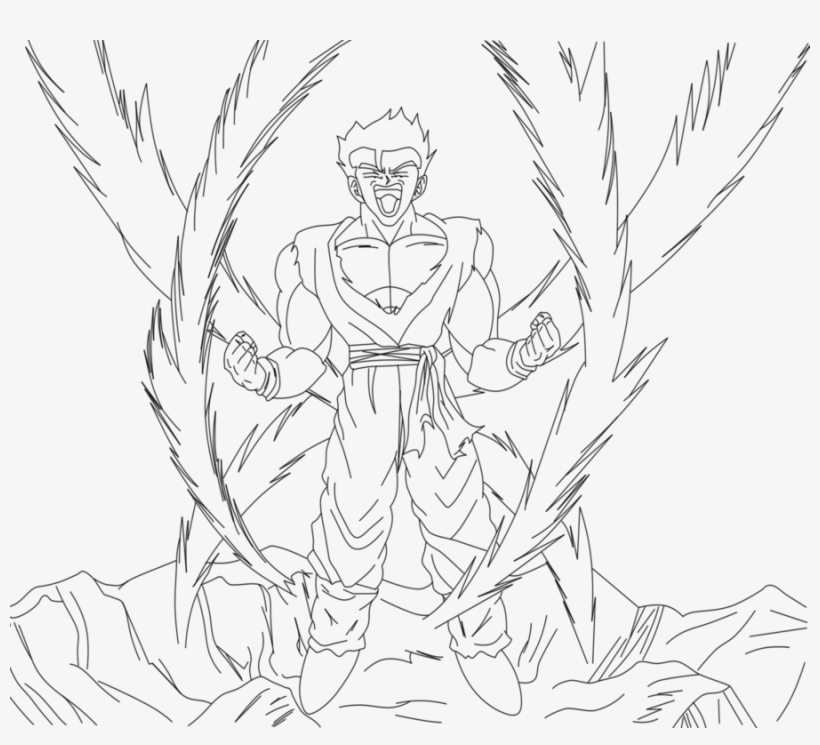 Gohan By E - Gohan Drawings, transparent png