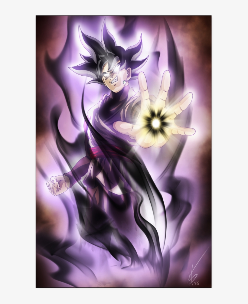 Goku Black Poster - Rwby X Dragon Ball, transparent png