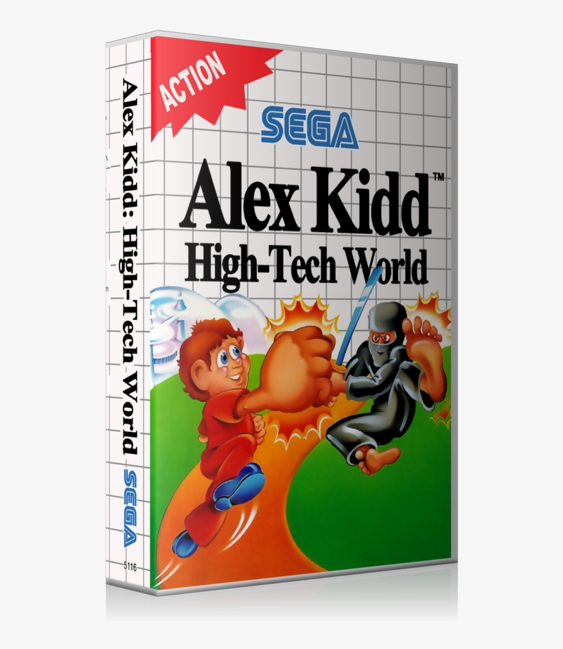 Alex Kidd High Tech World Eu Sega Master System Replacement - Alex Kidd High Tech World, transparent png